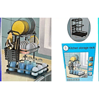 Escurridor De Platos Secador Vajillas Lozas Cocina 3 Niveles 2