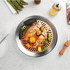 Set Parrillera Asador Platon Ceramica Para Cocina Sin Humo  5