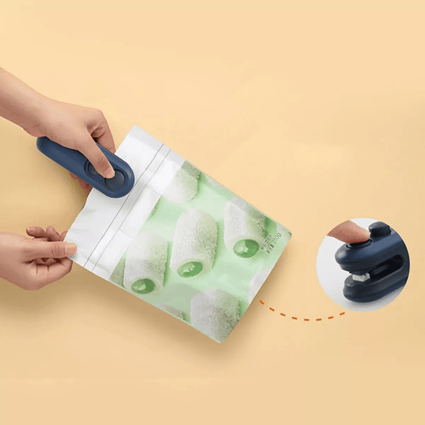 Mini Sellador De Bolsas Sellador Al Vacío Térmico De Mano 4