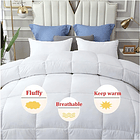 Plumon Cobija Para Invierno Edredon Relleno 200 X 230cm 11