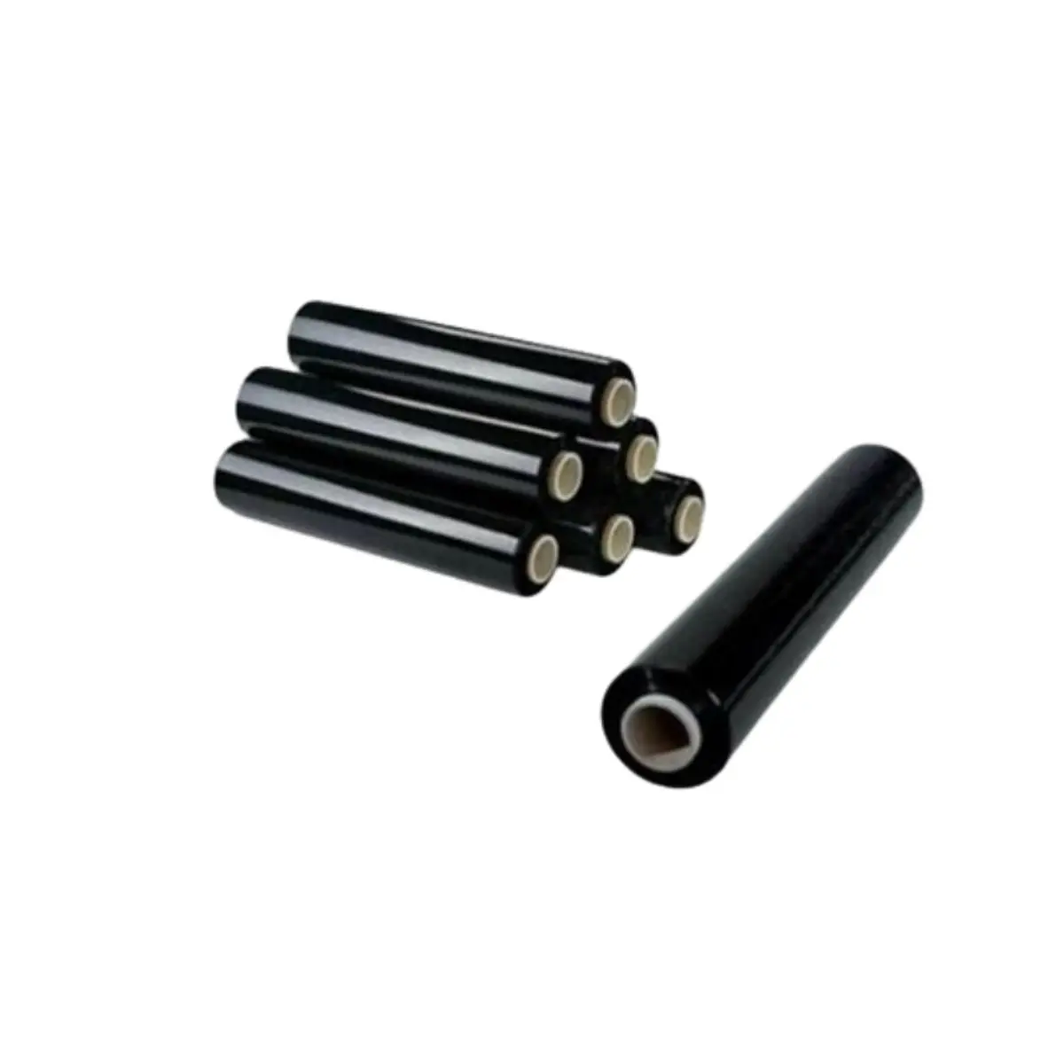 Pack 6 Rollos Papel Film Negro Para Embalaje 2.5kg | Click Ventas