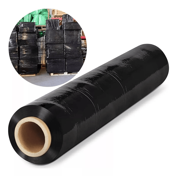 Rollo Papel Film Negro Para Embalaje 2.5kg  1