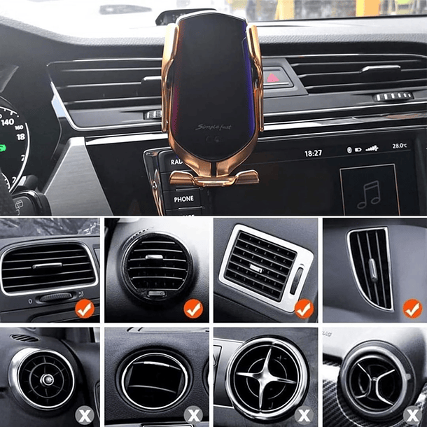 Soporte Holder Porta Celular Inteligente Cargador R1 10w 4