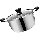 Juego Set De Ollas 5 Piezas Acero Inoxidable Antiadherente SKU: MD 4