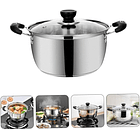 Juego Set De Ollas 5 Piezas Acero Inoxidable Antiadherente SKU: MD 5