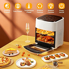 Horno Freidora De Aire Digital De 15l Air Fryer Silver Crest MEIDI 2