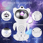 Lampara Astronauta Galaxia Bluetooth Parlante Luz Usb  5