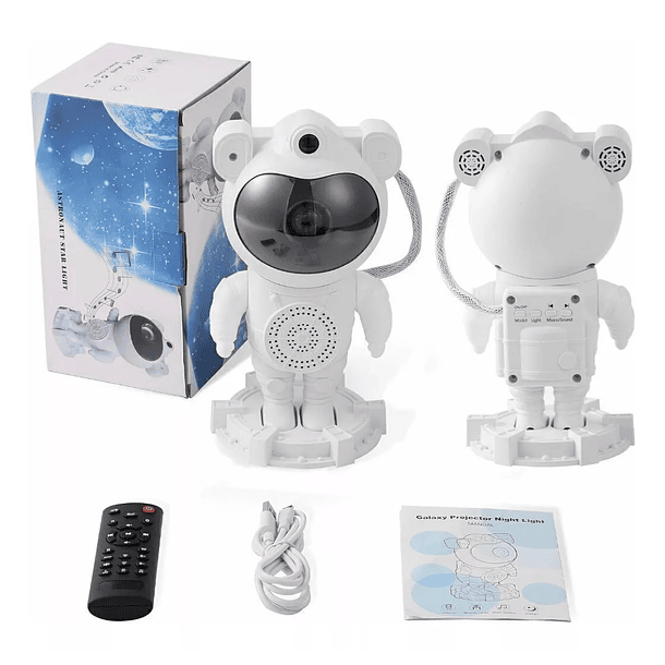 Lampara Astronauta Galaxia Bluetooth Parlante Luz Usb  7