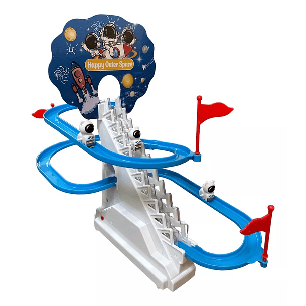 Pista De Juguetes Para Escalar Astronauta Flotante Niños 4