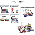 Bloque De Construcción De Juguetes Con Rotación De Engranaje 1