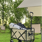 Carrito Plegable Camping Multifuncional 70x45 TC  2