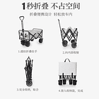 Carrito Plegable Camping Multifuncional 70x45 TC  5