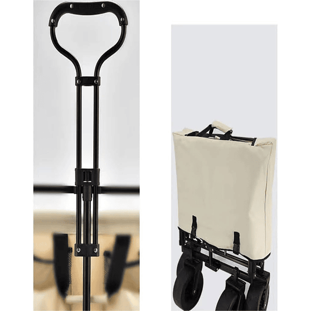 Carrito Plegable Camping Multifuncional 70x45 TC  6