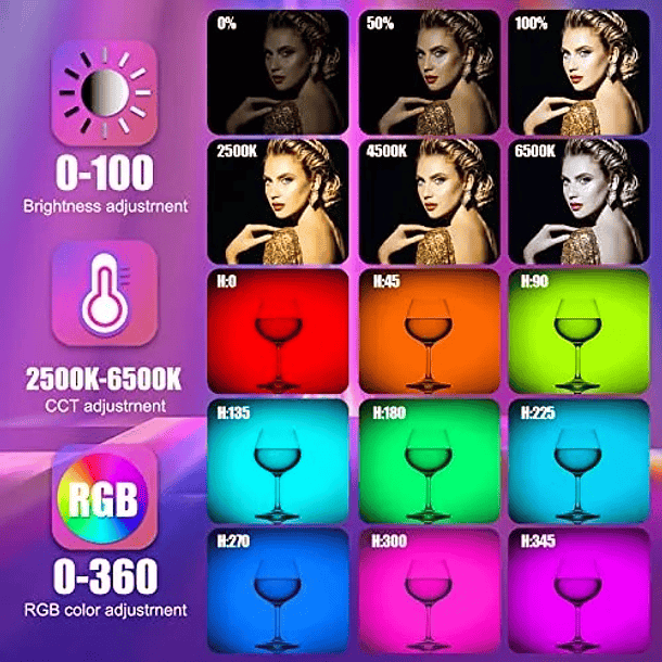 Tubo Led Luz Rgb De Mano Fotografia O Videos Light Stick 1
