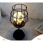 Lampara De Mesa Metal Diseño Copa Decoración Hogar  5