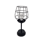 Lampara De Mesa Metal Diseño Copa Decoración Hogar  1