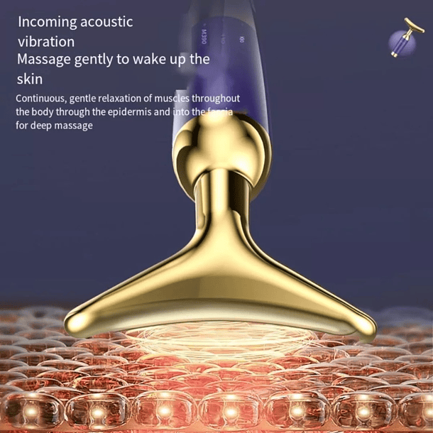 Masajeador Antiarrugas Rejuvenecedor Facial Eléctrico 2