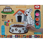 Set 6 Piezas Cuenco De Ceramica Para Pintar Creatividad Niño 2