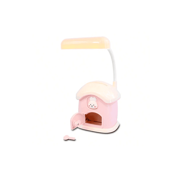Mini Lampara Alcancia De Escritorio Led Diseño Conejo  5