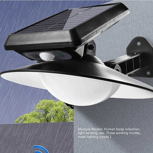 Lámpara De Pared Solar Para Exteriores Sensor De Movimiento 6