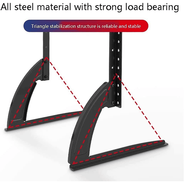 Soporte Universal Para Tv 37-75 Lcd Doble Triangular 6