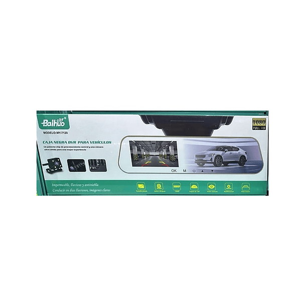 Espejo Camara Retrovisor 1080 Full Hd Auto Dvr Monitor 4