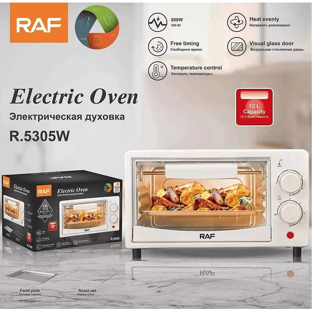 Mini Horno De Mesa Eléctrico 7l Portátil R5305w 1