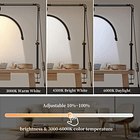 Lámpara De Escritorio En Forma De U Luz Led Con Soporte 7