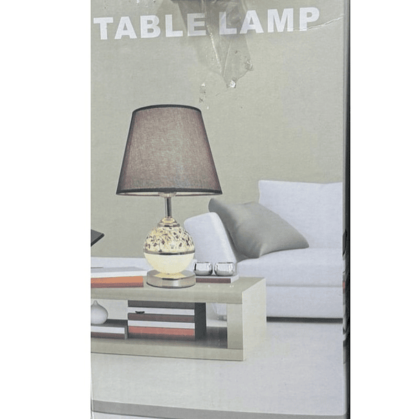 Lampara Para Mesa Noche Decorativa Con Diseño