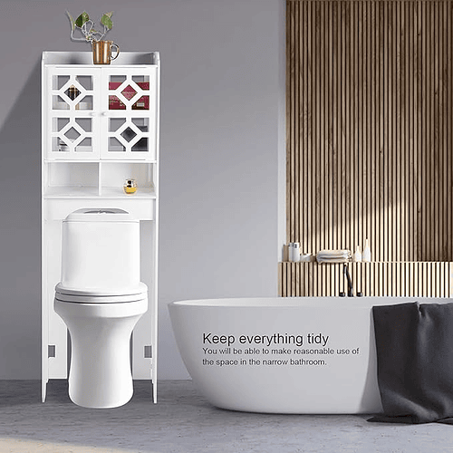 Estante De Almacenamiento Organizador De Baño Gabinetes  