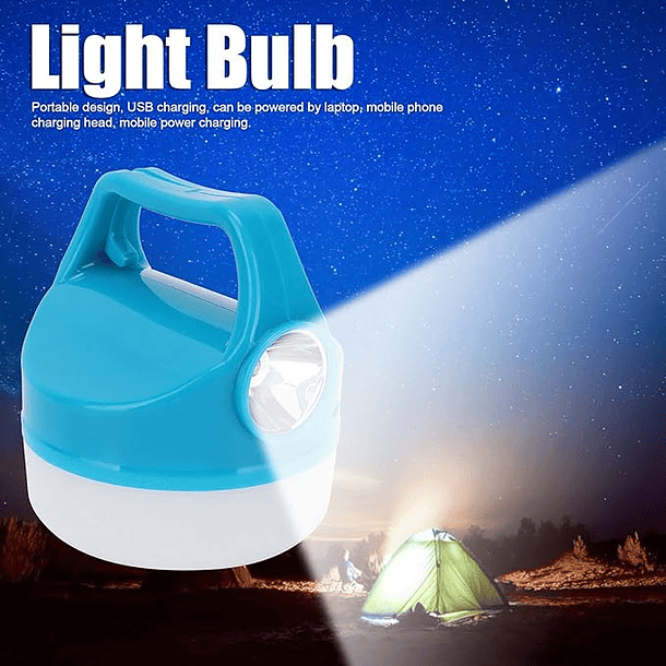 Lampara Luz Led De Emergencia Solar Colgante Sf-7772 3