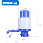 Dispensador Para Botella Bomba De Agua Manual Portátil TN  5