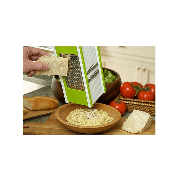 Picador Cortador Rallador 3 En 1 De Verduras Y Frutas 4