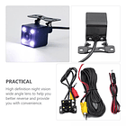 Cámara De Reversa 4 Led Para Pantalla Universal Vehículo 2