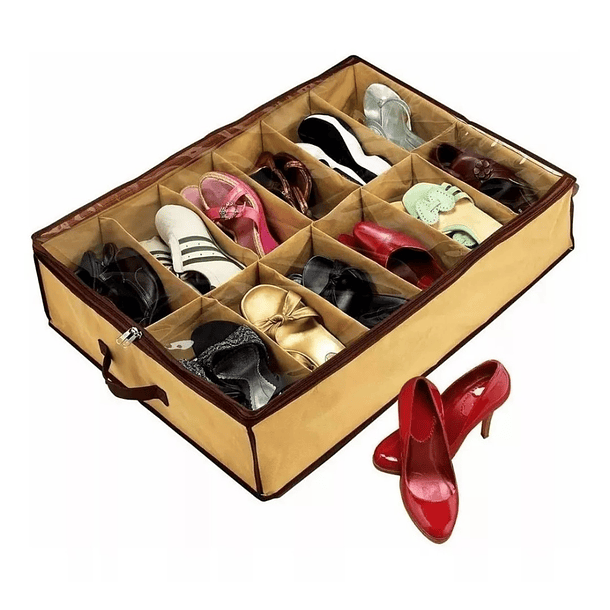 Zapatero Organizador De Zapatos Multiuso 12 Compartimientos 1