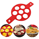 Molde Para Panqueques De Silicona Huevos 7 Espacios 3
