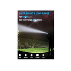 Linterna Portatil Multifuncional Reflector Pantalla Lcd 4