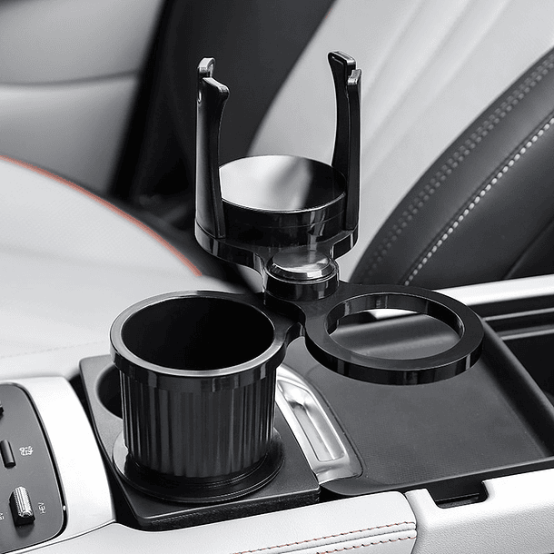 Soporte Multifuncional 3 En 1 Para Auto Bebidas Giratorio 4
