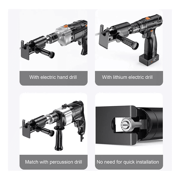 Adaptador Sierra Sable Caladora Serrucho Para Taladro 7