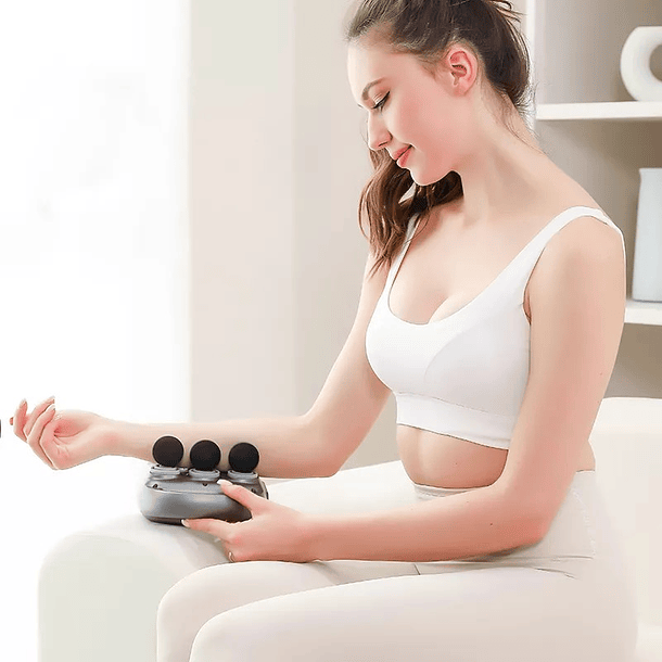 Pistola Masajeadora Muscular Portátil Vibración Recargable 1