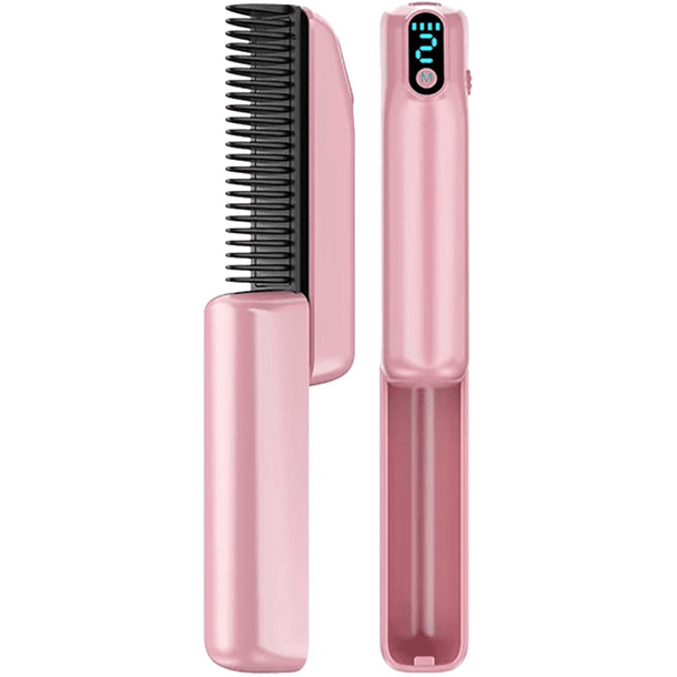 Peine Alisador De Cabello Calentamiento Rápido Pantalla Led 1