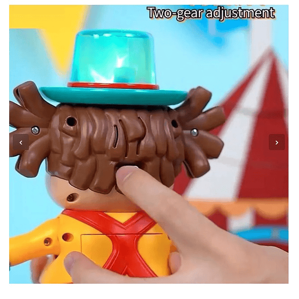 Juguete Robot Payaso Bailarín Electrónico Luz Y Sonido 6