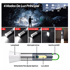 Linterna Multifunción Recargable Para Exteriores Led 800lm 8