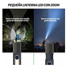 Linterna Multifunción Recargable Para Exteriores Led 800lm 9