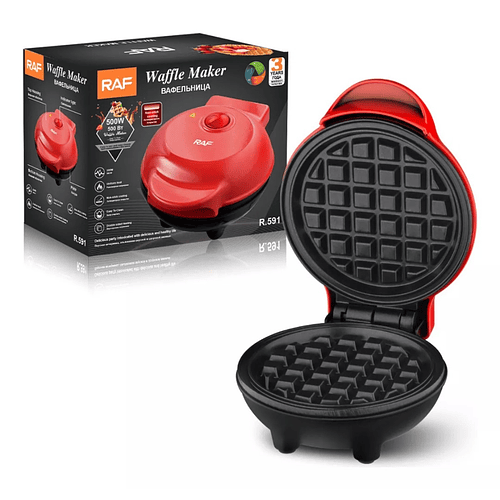 Mini Waflera Maquina Para Hacer Waffles R591 500w