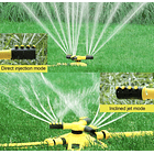 Aspersor De Césped De 360 Grados Aspersor Giratorio Jardín 2