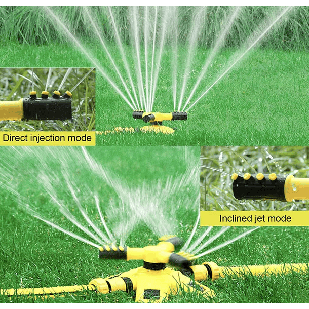 Aspersor De Césped De 360 Grados Aspersor Giratorio Jardín 2