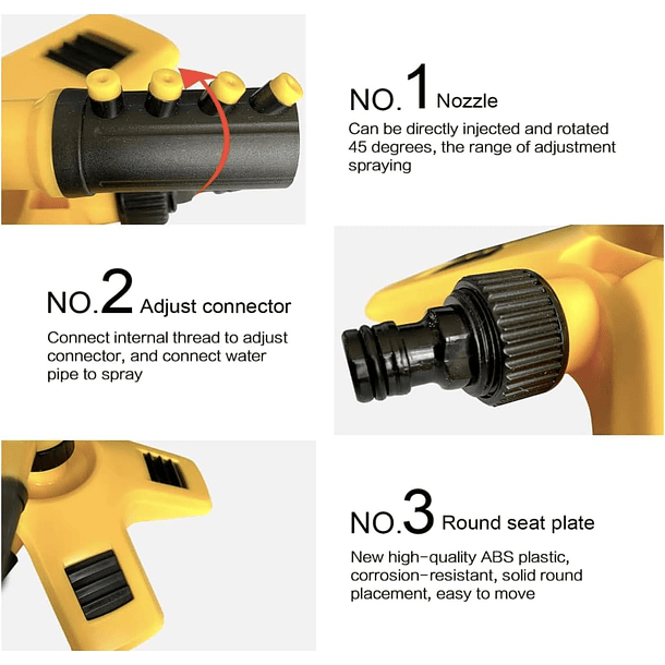 Aspersor De Césped De 360 Grados Aspersor Giratorio Jardín 5