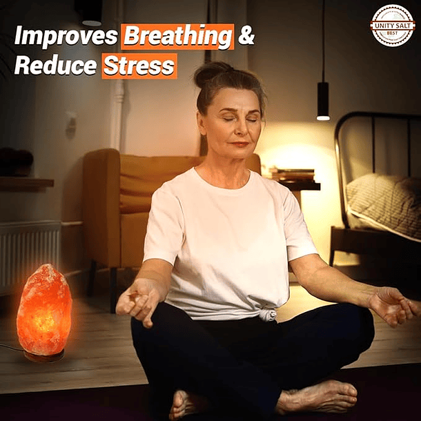 Lampara Sal Del Himalaya Piedra Entre 3 - 5 Kilos 5