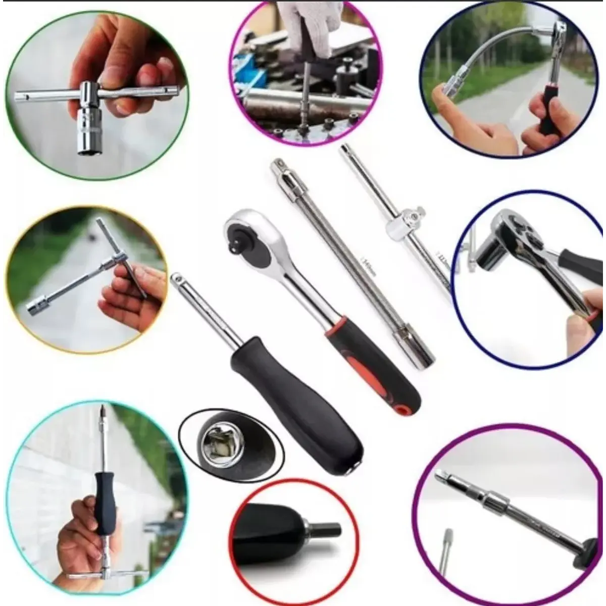 Juegos Dados tools 46 Piezas Con Rache | Click Ventas